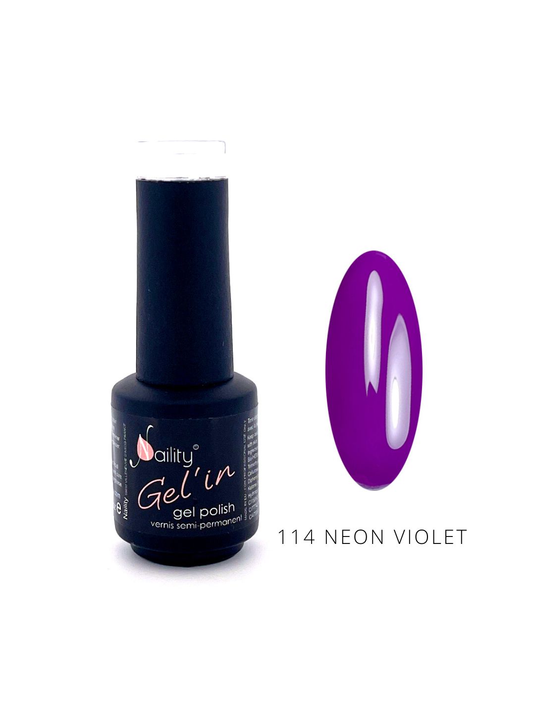 Vernis semi-permanent 114 Néon Violet 7ml