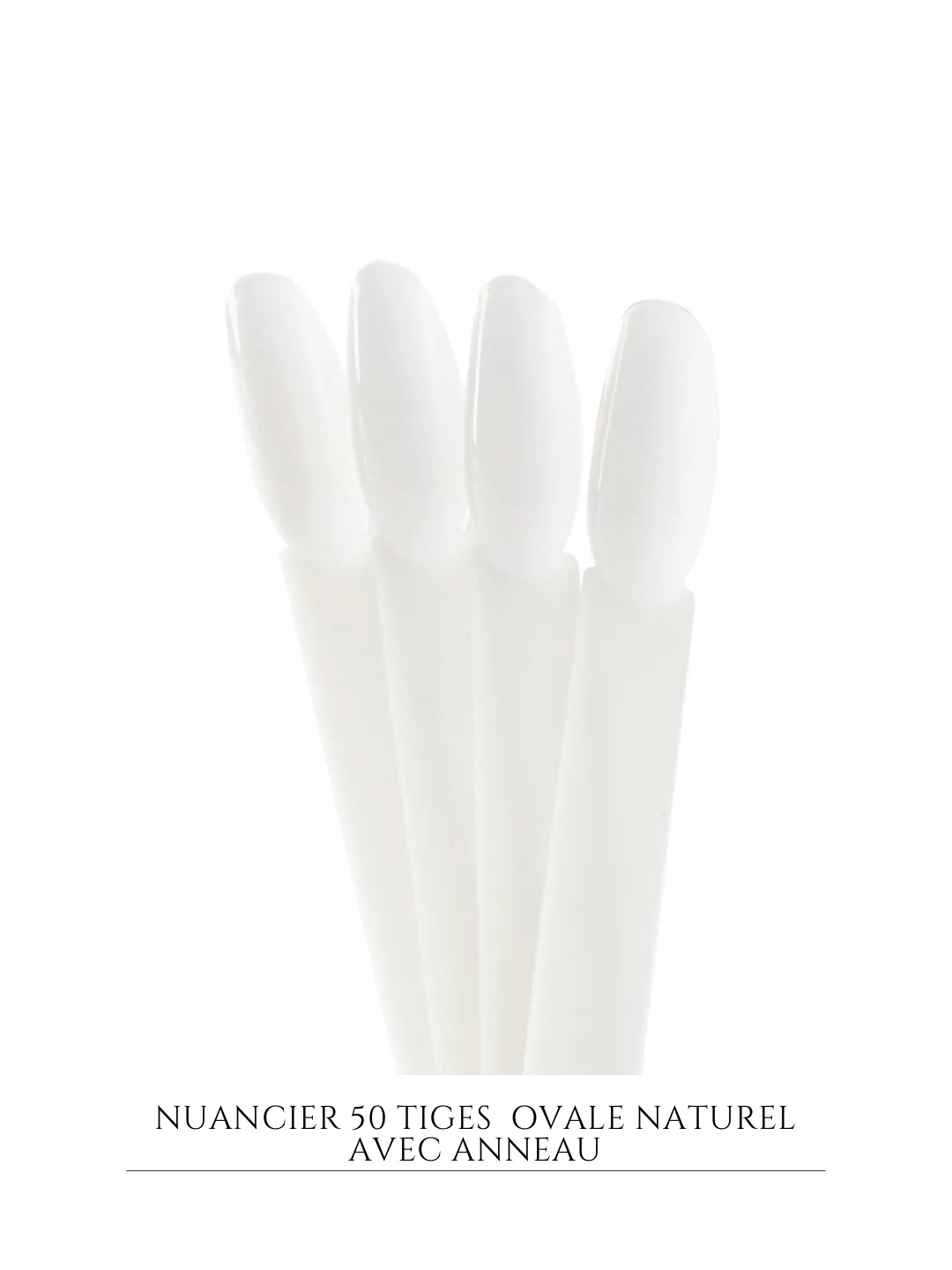 nuancier 50 tiges oval naturel